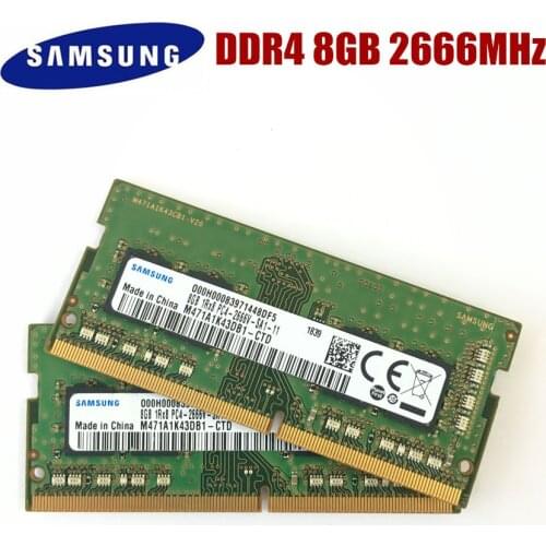 Samsung Laptop 8GB 4GB PC4 2133MHz or 2400MHz DDR4 2400T or 2133P DIMM notebook Memory 4G 8G DDR4 RAM