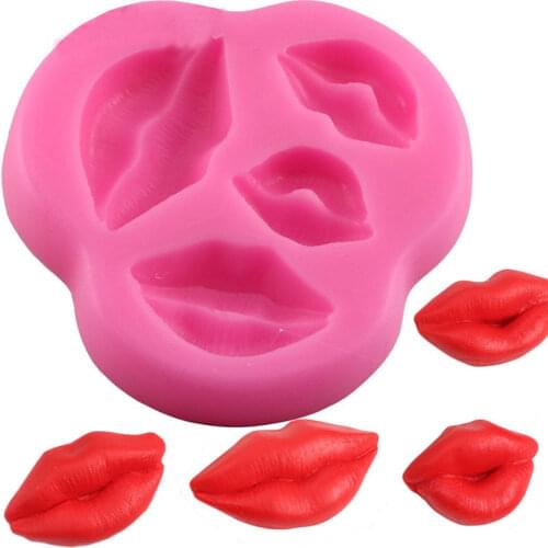 Sexy Lips Soap Molds Silicone Mold Fondant Mould Cake Decorating Tools Chocolate Gumpaste Molds, Sugarcraft, Kitchen Gadgets