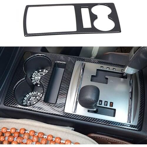 Fit For Mitsubishi Pajero V93/V97 2007-2020 Car Exterior Modification Parts Carbon Fiber Color Water Cups Panel Cover