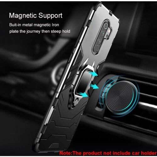 Shockproof Armor Case For Huawei P50 P40 P30 P20 Pro Cases Stand Holder Magnetic Car Ring Phone Back Cover For Huawei P50 Coque