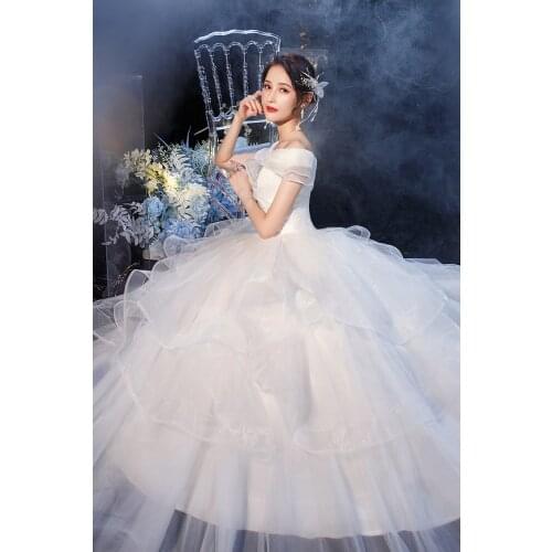 Luxury Wedding Dress Bride Ball Gowns Flower Wedding Dresses Bridal Plus Size Dresses Vestidos De Novia