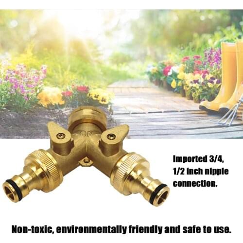 Garden 3/4 Inch Brass Hose Adapter IBC Tote Tank Adapter Quick Connector Suitable For Coarse Thread Outlets