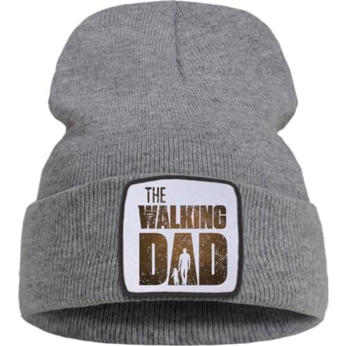 The Walking Dead Skullies Hat Funny Solid Color Knitted Cap Outdoor Warm Winter Bonnet Hats Cotton Street Unisex Beanie Caps