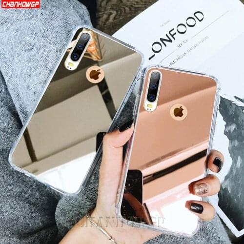 Luxury Soft Silicone Mirror Case for iPhone X XS Max XR Phone Cases For iPhone 7 8 6 6s Plus 5 5S SE ShockProof TPU Cover Fundas