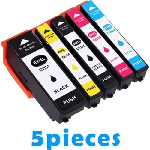 XiongCai T33 T3351 T3361-T3364 Compatible Ink Cartridge for EPSON XP-530 XP-530 XP-630 XP-830 XP-635 XP-540 XP-640 printers