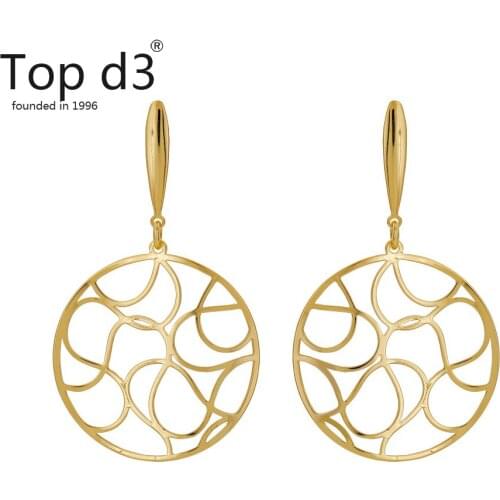 Top d3 2020 New hoop Earrings for Women Fashion alloy Earrings Party Jewelry wedding earrings