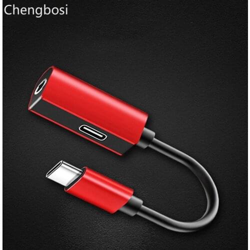 Usb Adapter 2 In 1 Type C To 3.5mm Audio Jack Charger Adapter Headphone Cable for Samsung S9 Usb Micro Cable Prolunga Usb