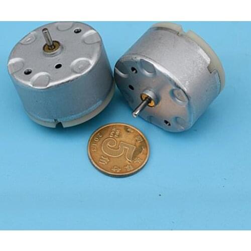 DC 6V-12V Micro 500TB Perfumer Humidifier DC Motor Alarm Motor RF-500 Mini 32mm Round Carbon Brush Motor 2000RPM-4300RPM