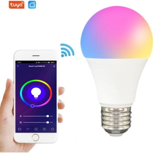 Zigbee Smart Home LED Bulb Light Lamp RGB For Tuya Smart Life 9W LED Bulb Light Lamp Holiday Festival Bedroom Decoration 2021