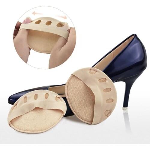 1pair Forefoot Metatarsal Pads Pain Relief Orthotics Foot Massage Anti-slip Protector High Heel Elastic Cushion Foot Care
