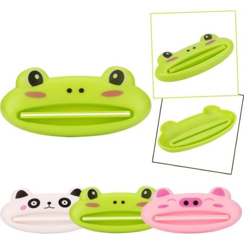 1pc Cute Animal multifunction squeezer toothpaste squeezer Home Commodity Bathroom Tube Cartoon Toothpaste Dispenser