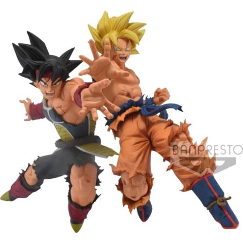 13cm-16cm BANDAI dragon ball figures Anime charactersFather and son Burdock Son Goku Action PVC Collection Model Toy Anime Figur