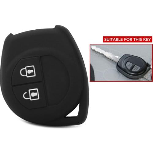 2 Buttons Car Key Case Cover For Suzuki Amagatarai Grand Vitara Swift Ignis SX4 Liana Aerio Vitara Jimny Vitara XL7 1pc Silicone