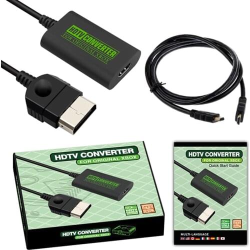 HDTV Projector Monitor HDMI-compatible Converter Digital Video Audio Retro Game Player Converter Adapter for XBOX 480P 720P 1080