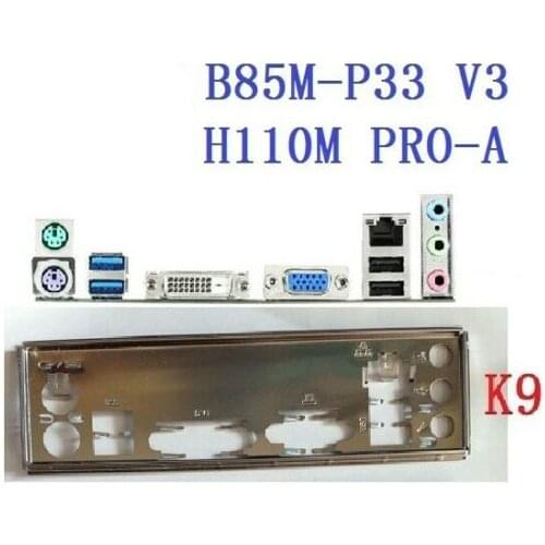 I/O IO SHIELD for MSI H110M PRO-A PRO-VD PLUS B85M-P33 V3 B85M-ICAFE PRO NANO