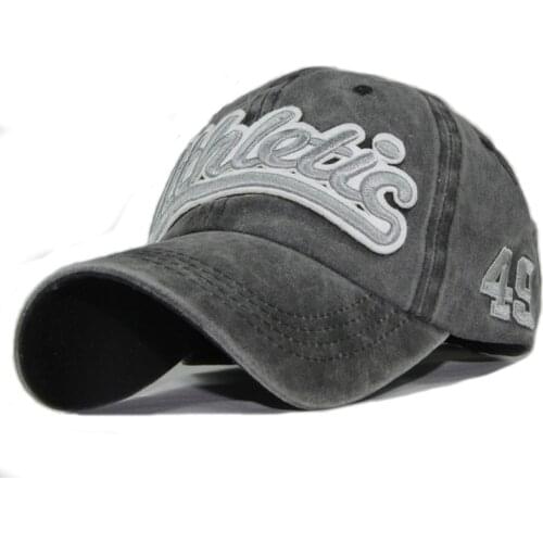 New Baseball Cap Letter ATHLETIC for Men Women Gorras Hombre Embroidery Snapback Hat Caps Casquette Hats Casual Sports Dad Bone