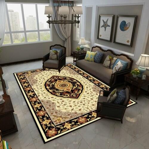 Living Room Carpet European Classical Family Area Carpet Bohemian Style Design Interior Bedroom Carpet Door Mat