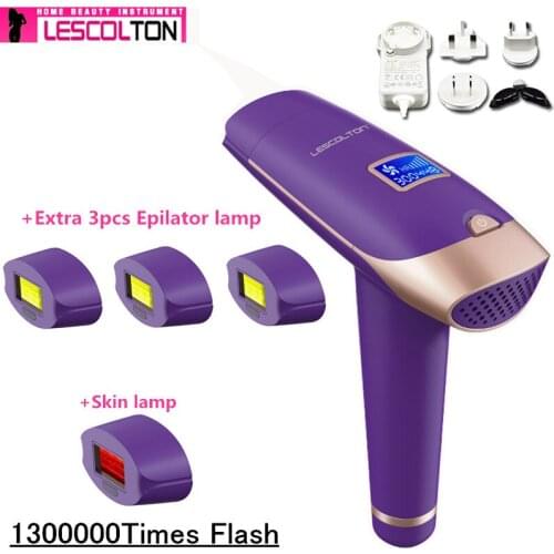 Original Lescolton Upgrade IPL Epilator Permanent Laser Hair Removal 1300000 Times Depilador a Laser Photoepilator
