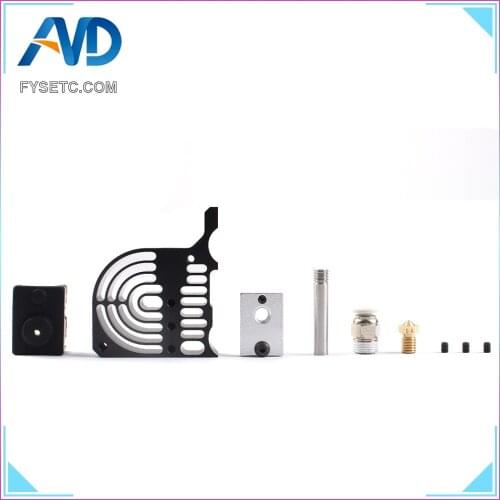 FYSETC Clone Prusa Mini hotend set HeatSink heater block heat break V6 NOZZLE for Prusa Mini DIY upgrade