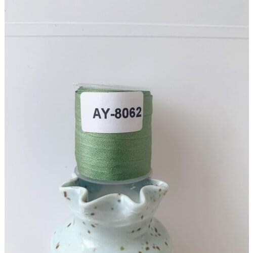 AY-8062 A Roll Wholesale 2mm-36mm 100% Pure Silk Embroidery Ribbons Handcraft Supply Double Faced Thin Taffeta Silk Ribbon