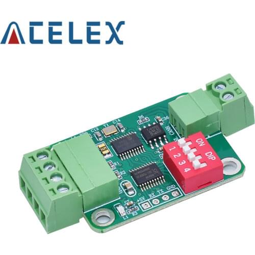 TTL serial port to CAN bus module TTL to RS232 module Serial port to CAN transparent transmission communication data module