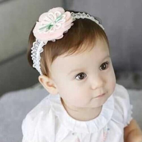 Baby girl headband Infant hair accessories band Flower newborn Headwear tiara headwrap hairband Gift Toddlers clothes
