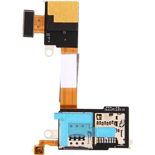 IPartsBuy SIM Card Reader Contact Flex Cable Ribbon for Sony Xperia M2 / D2303 / D2305 / D2306