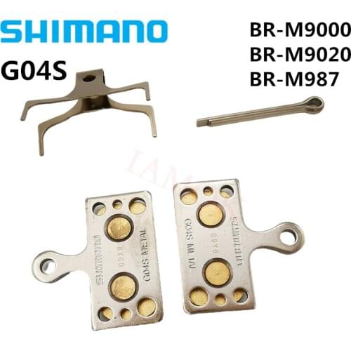 SHIMANO XTR Bike G04S Narrow Metal Disc Brake Pads for Iamok BR-M9000/M9020/M987/M985 Spring with Pin 2-Piston Bicycle Parts