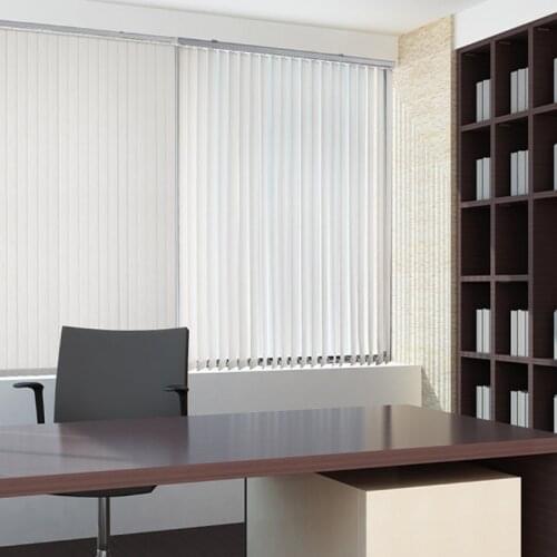 1pc MOQ quality blinds 89mm size fabric vanes Vertical blackout blinds for customized size made to measure