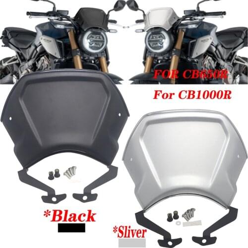 Motorcycle Windshield For CB650R CB1000R CB 650 R CB 1000 R cb 650 1000 r Motorbike Wind Deflector Windscreen 2018 2019 2020