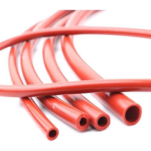 1M Red Silicone Tube 3~50mm Flexible Rubber Hose Thickened Heat Resistant Air Pump Line