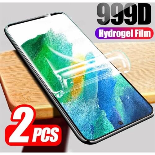 2 pcs, hydrogel film for samsung s21 fe screen protector s21 ultra soft glass s 21 plus 5g samsung galaxy s21+ hidrogel s21 fe