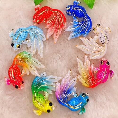 5PCS /lot 25*30mm DIY Jewelry Accessories Mermaid Resin Wedding &Mermaid Exhibition Crafts Accessories
