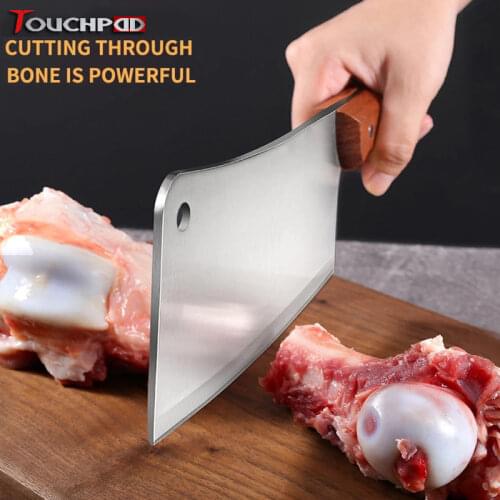 5Cr15mov Big Bone Knives Chopping Knife Stainless Steel Hand-forged Chefs Household Cleaver Butcher Knife Cleaver Knife Blade