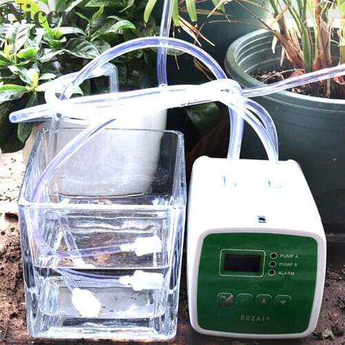 Solar Dual-Pump Intelligent Automatic Flower Waterer Balcony Garden Potted Plants Waterer Lazy People On Business Trips Watering