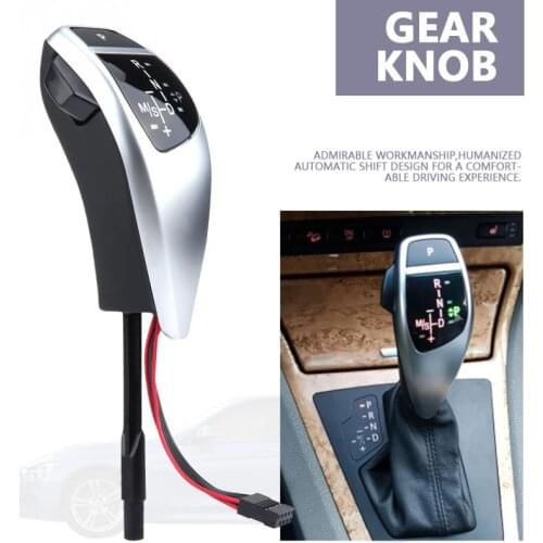 Car modification LHD Automatic LED Shift Knob Gear Shifter Lever for BMW E46 E60 E61 E63 E64