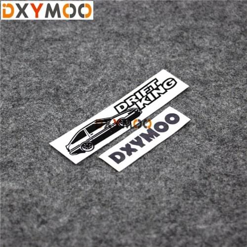 Car Tail Door Window Helmet Stickers 86BRZ Drift King Moto Sticker Vinyl Decals 13x3cm