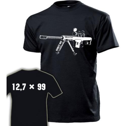 Brand T-Shirt Men 2019 Best Selling Male Cotton Shirt Anti-Matter Rifle Gun Cal50 Barrett M82 Light Fifty G82 S Tee Tshirt Homme
