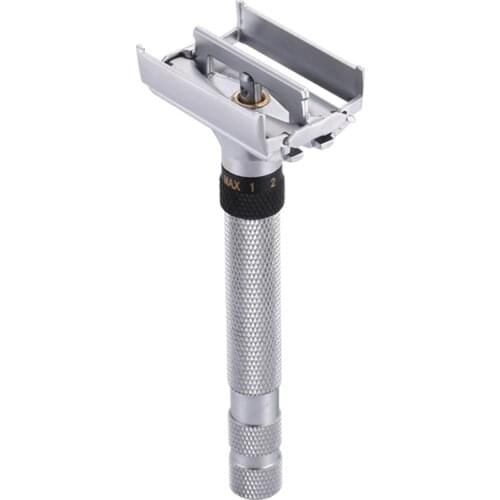 YINTAL NEW Fashion Color Razor Butterfly Open Adjustable Safety Classic Razors Mens Shaving Barber Long Handle Shaver