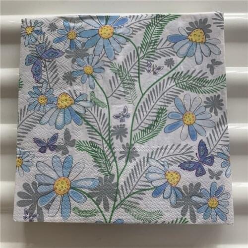 Decoupage paper napkins elegant tissue vintage towel flower branch heart leaves birthday wedding party home beautiful decor 20