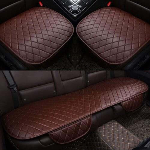1PC Pu Leather Car Seat Covers for skoda octavia a5 a7 fabia rapid kodiaq mini cooper mini fridge auto sticker car accessories