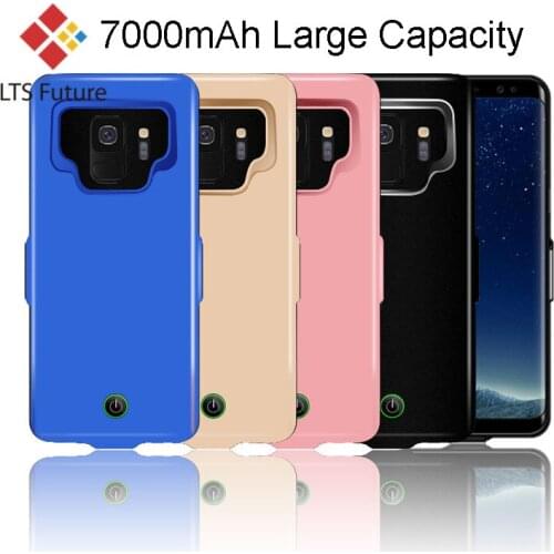 Portable Charger Cover Rechargeable Extended Battery Charging Case For Samsung Note 9 8 S9 S8 Plus Pack Backup Power Bank Slim
