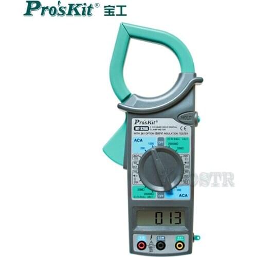 ProsKit MT-3266 Clamp Meter 1000A High Precision Electrician Maintenance 1/2 Digital Electrician AC DC Current Test Meter