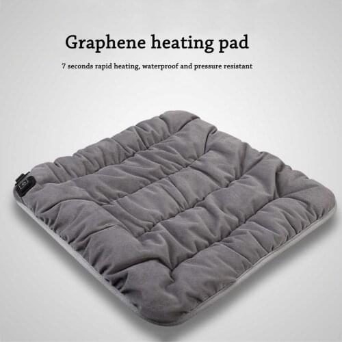 Electric Heating Pad Cushion Chair Car Pet Body Winter Warmer Blanket Comfortable Cat Dog Temperature Adjustable 5V 2A