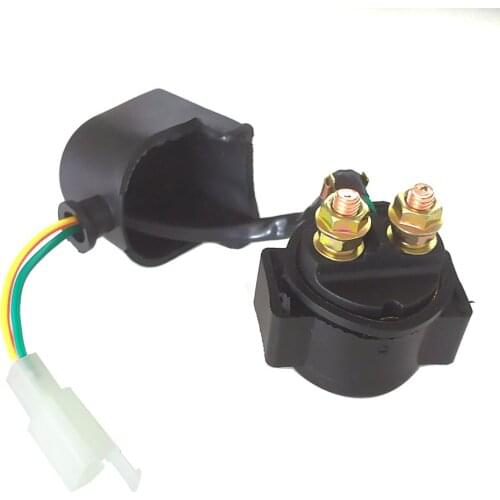 Motorcycle Starter Solenoid Relay For GY6 50cc 70cc 90cc 110cc 125cc Chinese Scooter ATV Moped 2 Pin