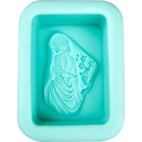 Food Grade Silicone Soap Mould Beauty Bath Handmade Soap Mould Innovation DIY Aromatherapy Gypsum Crafts Liquid Silicone Mould