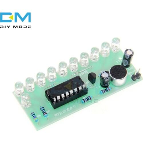 Voice-activated LED Water Light Kit CD4017 Lantern Control Fun Electronic Production Teaching Training Diy Electronic Kit Module