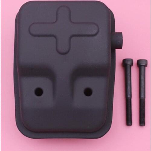 Exhaust Muffler w Bolts Kit For CG430 1E40F-5 40-5 Trimmer Brush Cutter Engine Chainsaw Parts