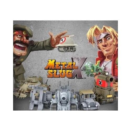 Metal Slug X Series Tank Truck Plane Classic Game Kids Developmental Toys Assembly Action Figure Toy