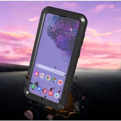 Powerful 360 Heavy Duty Phone Case for Samsung Galaxy S21 Plus S21 Ultra Shock Dirt Proof Water Resistant Metal Armor Cover Case
